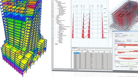 ETABS structural analysis output for UAE residential tower